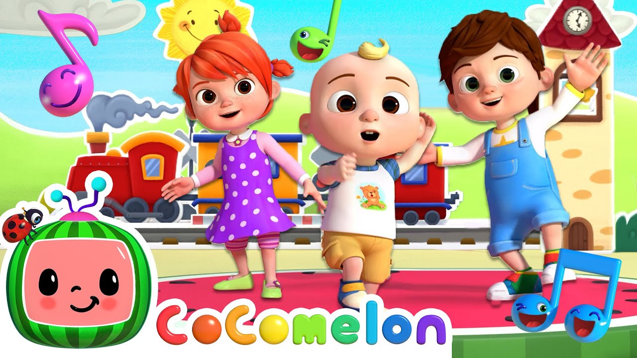 Choo Choo Train Song!🎶 | Dance Party | CoComelon Nursery Rhymes & Kids ...