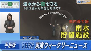 【手話版】雨水貯留施設（令和5年6月2日　東京ウィークリーニュース No.83）