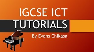 IGCSE ICT May June Paper 31 2016 Data Analysis Excel