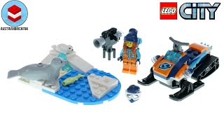 LEGO City 60376 Arctic Explorer Snowmobile - LEGO Speed Build Review
