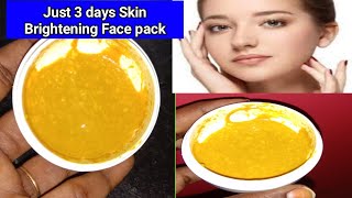 3 நாள் மட்டும் போடுங்க உங்க முகம் பளிச்சுனு இருக்கும். // Just 3 Days Skin Brightening Face pack.