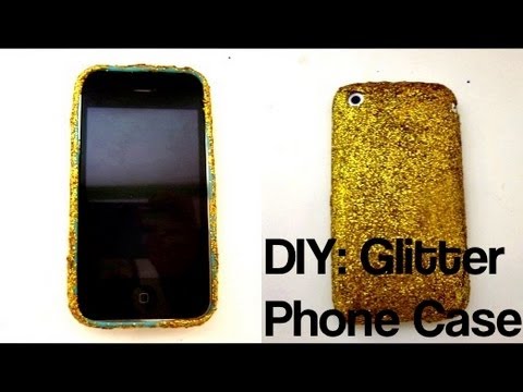 Diy Glitter Phone Case Youtube