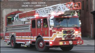 Hartford Fire Department NEW Ladder 6 Responding