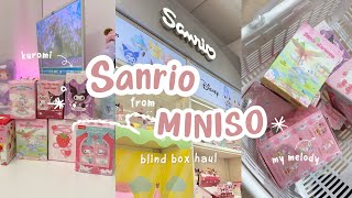 Sanrio blind box haul 🛍️✨ from MINISO | unbox with me 💖