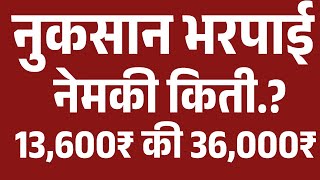 अतिवृष्टी नुकसान भरपाई नेमके किती ? | आनेवारी म्हणजे काय ? Nuksan Bharapai Update