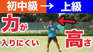 【テニス　ボレー】ちょっと高いのが一番打ちにくい！ボレー編！