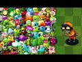 Pvz 2 Every 10 Plants Level 1 Vs 200 Cannonball Imp Zombie !! Pvz 2 Challenge