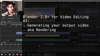 Exporting to MP4 Video in Blender 2.8+'s Video Sequence Editor (03)