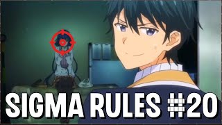 Sigma Rule But It's Anime #20 | Sigma Rule Anime Edition | Sigma Male Memes