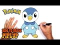 How to Draw Piplup | Pokemon