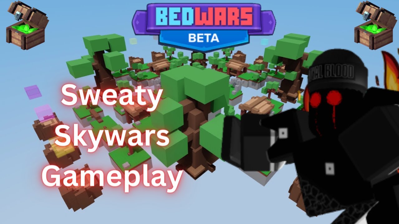 This Is How Sweaty Bedwars Players Play Skywars!! (Roblox Bedwars ...