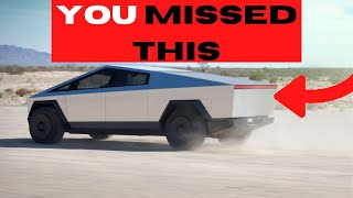 Tesla Cybertruck: YOU Missed This!