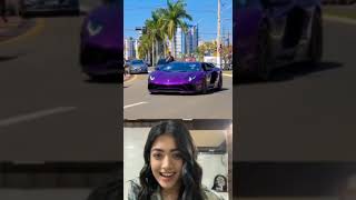 rashmika mandanna react,s #shorts