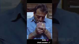 BABA 😈 chain smoker 🚬 #sanjubaba #smoking #share #10klike #1mviews #trend #sanjaydutt #foru #baba