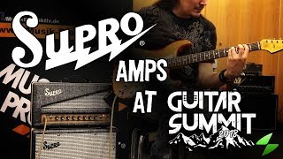 Supro Amps at Guitar Summit 2018