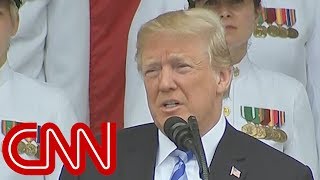 President Trump speaks at Memorial Day service