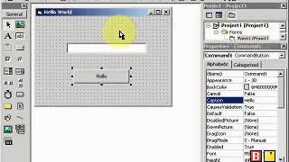 Learning Visual Basic 6 Programming Lesson 1
