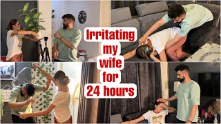 Irritating My wife For 24 Hour *Gone Wrong * | She slapped me