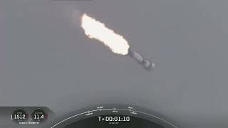 SpaceX发射一枚13手猎鹰9号运载火箭把第51批53颗星链卫星成功送入预定轨道