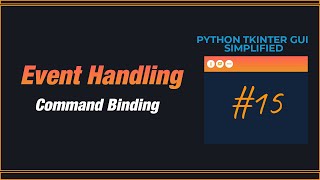 PYTHON TKINTER GUI SIMPLIFIED - Event handling