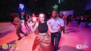 Shaka Brown \u0026 Nelly Nobre ~ social dancing @ the 3rd pre-party of Paris International Salsa Congress