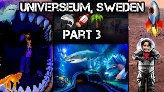 Göteborg🇸🇪|Universeum|Shark Tunnel🦈|Sapce🚀|Miniverseum🌴🌞|Part 3