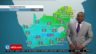 eNCA Weather forecast at 7am