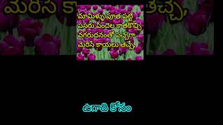 మామిళ్ళు పూసినాయి#తెలుగు #కవిత #poetry #ఉగాది