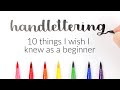 Beginner Hand Lettering Tutorial | 10 Things I Wish I Knew As A Beginner | Learn How To Hand Letter