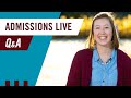 Missouri State Admissions Live Q&A