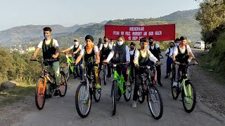 Mendhar: LoC Students Cycle 20-km On Cycles Provided By Indian Army