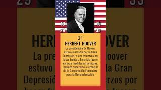 US Presidents -  31 Herbert Hoover (1929-1933) - Learn Spanish with History