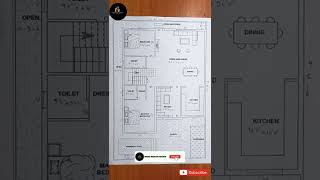 #shorts 40x50 House Plan || 40x50 Ka Gharka Naksha || 2000 sqft Ghar ka Naksha || Home Design Decore