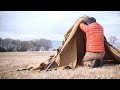 camping diy 500 yen make a one pole tent bifurcated with home center materials. waq alpha tc tipi