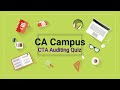 CA Campus CTA Test 1 Auditing Quiz - Part 1 of 5