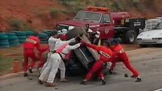 G. Brabham 1992 imsa crash at Road Atlanta