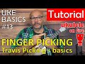 Ukulele Basics 13: Ukulele folk-fingerpicking (Travis-Picking) - Tutorial by Ukulele on fire