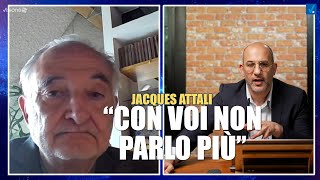 Jacques Attali: "Le vostre domande mi infastidiscono e non ho più altro da dirvi"