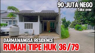 Dijual Rumah Huk 79 M2 Di Darmawangsa Residence Cluster Kedaton