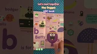 Let's read together a Hey Duggee sticker book ABC #heyduggee #kidsbooks #letsread #childrensbooks