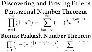 Discovering and proving Euler's Pentagonal Number Theorem