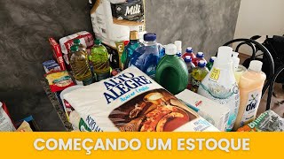 INICIANDO MEU ESTOQUE DE ALIMENTOS, HIGIENE E LIMPEZA