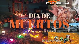 ASI SE CELEBRA DIA DE MUERTOS FAMILIAEN MICHOACÁN, 😊👍RICAS TRADICIONES MEXICANAS 🕯️🏵️🏵💀⚱🕯