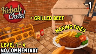 Kebab Chefs! 🍗🥩🍟 Longplay No Commentary #1