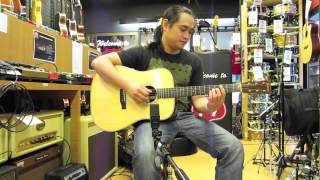 Guitar77's Clement Yang demonstrates the Eastman E20DE