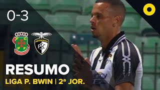 Resumo: Paços de Ferreira 0-3 Portimonense - Liga Portugal bwin | SPORT TV