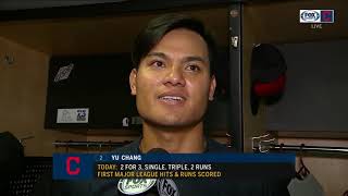 Yu Chang reveals the advice Terry Francona gave him before the game