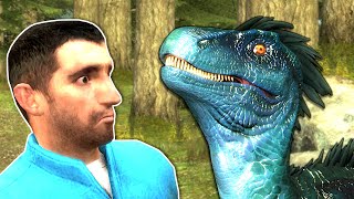 I MUST ESCAPE THE DINOSAURS! - Garry's Mod Gameplay