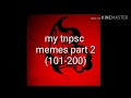 my tnpsc 100 memes part2 (101-200) pdf #memes study