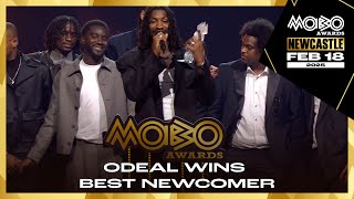 🌟 Odeal Wins Best Newcomer at 2025 MOBO Awards 🏆 | Emotional Acceptance Speech! | #MOBOAwards